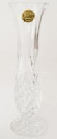 Cristal d'Arques francia ólomkristály váza, jelzett, hibátlan, dobozában, m: 21,5 cm