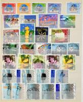 Svájc 1882-2005 Sorok, önálló értékek, összefüggések, 3 db blokk + egy levél, 8 lapos, közepes berak...