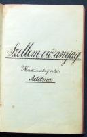 1928 Krassai Vilmos médiumilag írta Adelma: Szellem, erő, anyag Okkult témájú könyv 207 oldalon kézírással lejegyezve, számos rajzzal és ábrával
