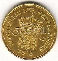 Hollandia 1912 5G 3,3645g  arany  T:2+ R!