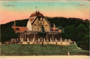 1924 Parádfürdő, Vendéglő, étterem. Pauncz Illés kiadása (EB)