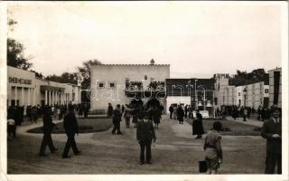 1939 Budapest XIV. Budapesti Nemzetközi Vásár BNV, Rima, Ismerd meg hazádat pavilon + "A Nemzetközi Vásár köszönti a hazatérteket Budapest 1939" So. Stpl. (tűnyomok / pinmarks)