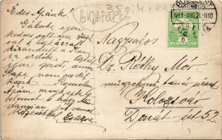 1911 Budapest XXII. Budafok, nyaraló, villa, veranda. photo (EK)