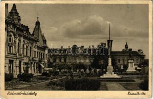 1941 Hódmezővásárhely, Kossuth tér, Országzászló (fl)