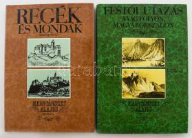 Mednyánszky Alajos 2 műve: Festői utazás a Vág folyón, Magyarországon (1825). + Regék és mondák. Ford.: Soltész Gáspár. Bp., 1981-1983, Európa , 121+(6) p.; 148+(4) p. Reprint kiadás. Kiadói egészvászon-kötés, kiadói papír védőborítóban.