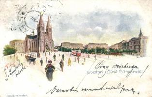 Praha Vinohrady St Ludmila church