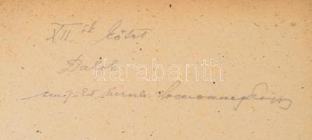 ca 1920 Homonnay Lajos zeneszerző kézzel írt kottafüzete több művel. 40 oldalon