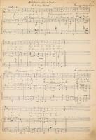 ca 1920 Homonnay Lajos zeneszerző kézzel írt kottafüzete több művel. 40 oldalon