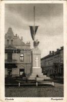 1944 Kisvárda, Országzászló, kereskedelmi bank (EK)