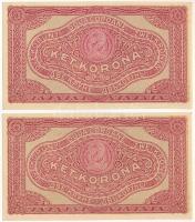 1920. 2K csillagos sorszámmal (2x) sorszámkövetők "2ab029 * 758237 - 2ab029 * 758238" T:AU...