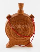 Fakulacs, üveg betéttel, m: 32 cm