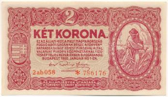1920. 2K csillagos sorszámmal "2ab058 * 786176" T:AU Adamo K7/1