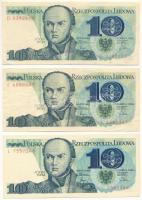 Lengyelország 1982. 10Zl (3xklf: "D" + "E" + "L") T:AU,F Poland 1982. 10 Zlotych (3xdiff: "D" + "E" + "L") C:AU,F Krause P#148