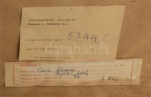 Cseh László (1914-1991): Igali táj. Olaj, farost, jelzett. Hátoldalán Képcsarnok Vállalat címkéivel....