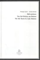 Somogyi Győző - Szelényi Károly: Káli-medence. / Das Kál-Becken am Balaton. / The Kál Basin by Lake ...