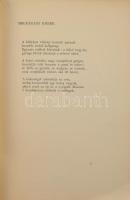 József Attila: Medvetánc. Válogatott költemények 1922-1934. Bp.,1934., Révai, 108+4 p. Első kiadás. ...