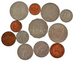 Salamon-szigetek 1977-2005. 1c-50c "II. Erzsébet" (12xklf) közte 1995. 20c Cu-Ni "FAO" T:XF,VF Solomon Islands 1977-2005. 1 Cent - 50 Cents "Elizabeth II" (12xdiff) within 1995. 20 Cents Cu-Ni "FAO" C:XF,VF