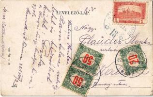 1921 Kalocsa, Zárdatemplom. W.L. Bp. 699. (szakadás / tear)