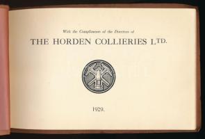 1929 The Horden Collieries Ltd. angol szénbánya ismertető kiadványa, fekete-fehér fotókkal illusztrá...