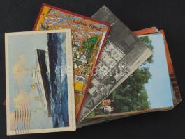 106 db MODERN közlekedési eszközök képeslap: hajók, repülők, vonatok stb. / 106 modern vehicles postcards: ships, airplanes, trains etc.