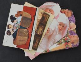 42 db MODERN gyerek témájú képeslap / 42 modern children postcards