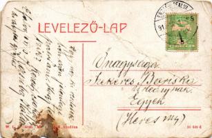 1910 Budapest XX. Pestszenterzsébet, Pesterzsébet, Erzsébetfalva; Községháza. Matkovich A. kiadása W...