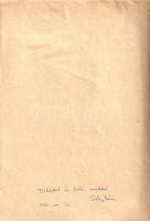 Prokopp Mária:  Az esztergomi várkápolna XIV. századi freskói. (Dedikált.) (Budapest), 1966. (Akadémiai Nyomda). 73-88 p. Egyetlen önálló kiadás. Dedikált: "Tisztelettel és hálás szeretettel: Prokopp Mária. 1966. nov. 16." Prokopp Mária (sz. 1939) Széchenyi-díjas művészettörténész, egyetemi tanár, fő kutatási területe a XIII-XV. századi itáliai, közép-európai és magyarországi képzőművészet. Egész oldalas és szövegközti felvételekkel, ábrákkal gazdagon illusztrált tanulmányában az esztergomi várkápolna 1930 után napvilágra került freskóinak technikáját és motívumkincsét vizsgálja. A dolgozat egyértelmű összefüggést talál az itáliai trecento, a közép-európai késő gótika és az esztergomi falfestmények motívumrendszerében. Az első borítófedélen hagyatéki bélyegzés, "Zádor Anna hagyatékából" felirattal. (Különlenyomat a Művészettörténeti Értesítő 1966. évi 2. számából.) Prov.: Zádor Anna. [Zádor Anna (1904-1995) művészettörténész, műemlékvédő, egyetemi tanár, szerkesztő, fő kutatási területe a klasszicizmus és romantika művészettörténete és történeti építészete.) Fűzve, feliratozott, enyhén gyűrött kiadói borítóban, jó példány.