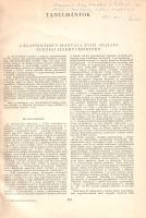 Szabolcsi Hedvig:  A klasszicizmus irányai a XVIII. századi európai iparművészetben. (Dedikált.) (Budapest), 1971. (Akadémiai Nyomda). 185-203 + [1] p. Egyetlen önálló kiadás. Dedikált: "Annának nagy szeretettel és hálával, úgyis mint e tanulmány értelmi szerzőjének: Hédi. 1972. jan". Szabolcsi Hedvig (1926-2021) művészettörténész, muzeológus, szerkesztő. Elsősorban a felvilágosodás korának európai és hazai bútorművészetével foglalkozott, a nagytétényi kastélymúzeum máig fennálló, gazdag bútorművészeti kiállítását ő rendezte. Szövegközti felvételekkel gazdagon illusztrált tanulmánya a klasszicizáló magyar bútorművészetet inspiráló európai bútorépítés XVIII. századi tendenciáit tekinti át, francia, angol és német példákkal. Az első borítófedélen hagyatéki bélyegzés, "Zádor Anna hagyatékából" felirattal. (Különlenyomat a Művészettörténeti Értesítő 1971. évi 3. számából.) Prov.: Zádor Anna. [Zádor Anna (1904-1995) művészettörténész, műemlékvédő, egyetemi tanár, szerkesztő, fő kutatási területe a klasszicizmus és romantika művészettörténete és történeti építészete.) Fűzve, feliratozott kiadói borítóban, jó példány.