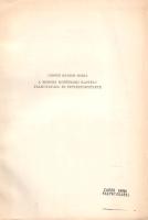 Gerőné Krámer Márta: 
A monoki középkori kastély falkutatása és építéstörténete. (Dedikált.)
(Buda...