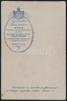 1916 Az S.M. Pb. Barsch - Dunai Flottila hajó matróza rusei bolgár stúdióban készült fotója kabinetf...