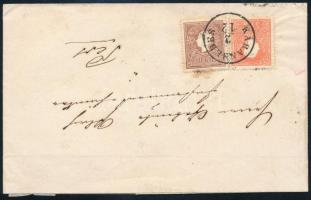 1859 5kr és 10kr levélen / on cover "KARÁNSEBES" - Pest