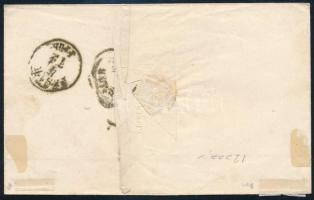 1859 5kr és 10kr levélen / on cover "KARÁNSEBES" - Pest