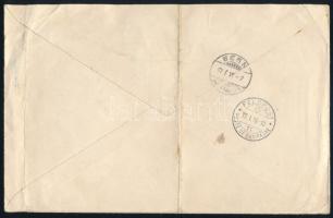1916 Levél Svájcba küldve, cenzúrázva, vegyes bérmentesítéssel, "BUDAPEST" - "BERN&qu...