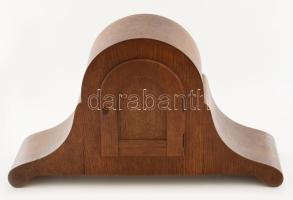 Lechner József Budapest, asztali óra, felesütős, ingajáratos szerkezettel, az óra nem jár, de az üté...