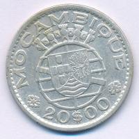 Mozambik 1960. 20Esc Ag T:VF
Mozambique 1960. 20 Escudos Ag C:VF
Krause KM#80