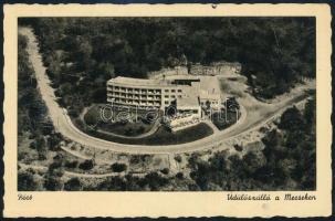 1944 Képeslap, visszaküldve "TILOS! VISSZA!" / Postcard, returned