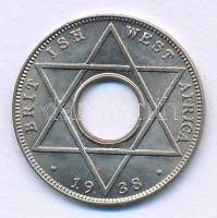 Brit Nyugat-Afrika 1938. 1/10p Cu-Ni T:AU British West Africa 1938. 1/10 Penny Cu-Ni C:AU Krause KM#20