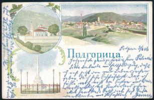 1916 Tábori posta képeslap / Field postcard "K.u.k. Kreiskommando Podgorica"