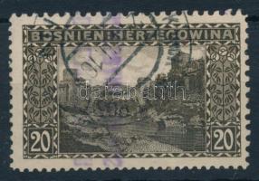 1906 20H bélyeg 10:10:12:12 vegyes fogazással