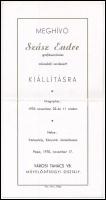 Szász Endre (1926-2003): Női portré. Golyóstoll, papír. Jelezve jobbra lent. Szász Endre 1970-ben Pá...