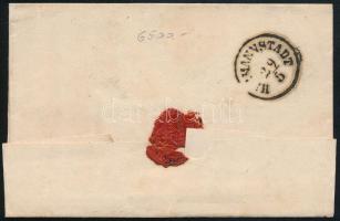 1860 10kr levélen / on cover "BAROTH"