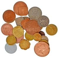 26db-os egzotikus érméből álló tétel T:UNC-VF 26pcs exotic coin lot C:UNC-VF