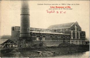 1911 Liege, Léon Monnoyer et Fils, Central Electrique / factory (EK)