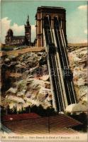 Marseille, Notre-Dame-de-la-Garde et L'Ascenseur / cathedral, funicular (EK)