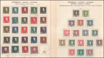 K.u.K. Feldpost összeállítás 1915-1918 Bosznia-Hercegovina felülnyomás osztrák-magyar tábori posta O...