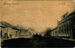 1907 Pásztó, Fő utca, üzletek. No. 961. (W.L. ?) (EB)