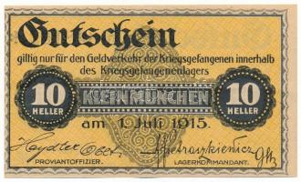 Ausztria / Kleinmünchen Hadifogolytábor 1915. 10h "048162" T:XF
Austria / Kleinmünchen PO...