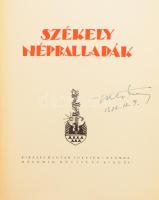 Székely népballadák. A balladákat összeválogatta és magyarázta: Ortutay Gyula. Fametszetekkel díszít...