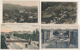 BÉCS - 54 db RÉGI főleg megíratlan város képeslap / WIEN, VIENNA - 54 pre-1945 mainly unused town postcards