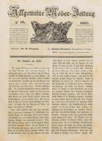 Allgemeine Moden-Zeitung. Eine Zeitschrift für die gebildete Welt. Begleitet von dem Bilder-Magazin ...